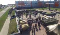 День Победы в Ревде. Торжественный митинг на СУМЗе