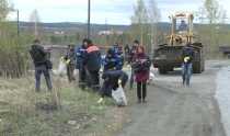 Труженики СУМЗа провели экологическую акцию на поселке ЖБИ в Ревде