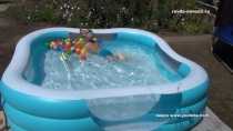 Жителей Ревды предостерегают от купания в надувных бассейнах