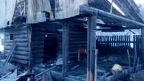 На Кирзаводе сгорела баня