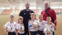 Тренеры московского футбольного клуба провели мастер-класс для детей Урала