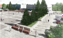 Против совмещения памятника Ленину и фонтана на главной площади Ревды выступил архитектор