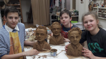 Детская художественная школа Ревды готовится к выставке, посвященной Великой Победе