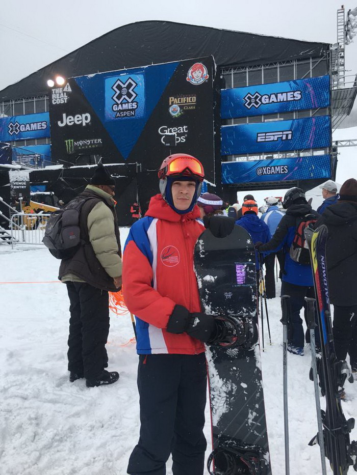 В Аспене на X-Games. его заезд начнется в 00.30 по нашему времени. Фото предоставлено Специальным Олимпийским комитетом Свердловской области