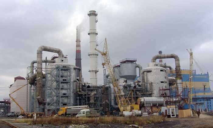 Реконструкция цеха серной кислоты на Среднеуральском медеплавильном заводе
