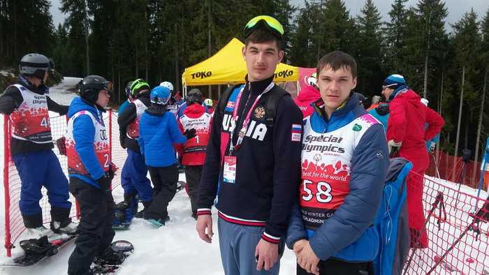 Семен Федотов и Дмитрий Тюфяков перед стартом