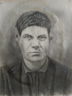 Сергей Ильич Морозов. Отец Мити и Вали. В августе 1941-го был призван. В сентябре пропал без вести. Снимок с портрета.