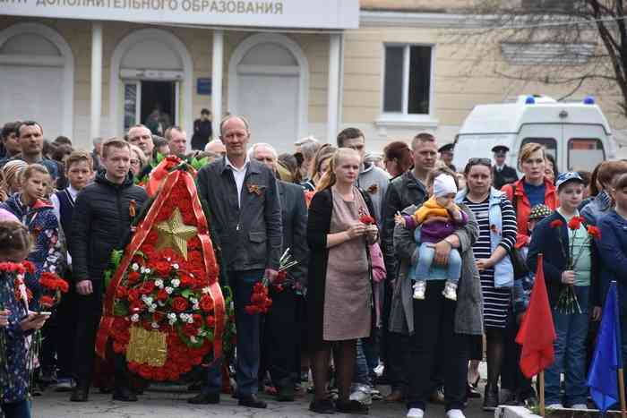 Митинг в парке Победы начался в 9.30 утра. Фото Андрея Агафонова