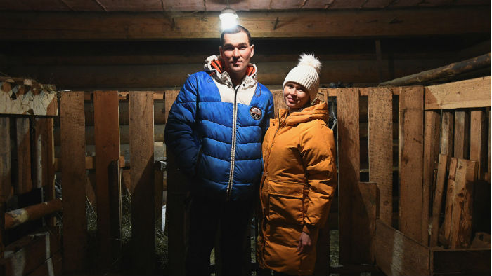 Сергей и Яна Станкевичи мечтают о собственной ферме. Фото Владимира Коцюбы-Белых