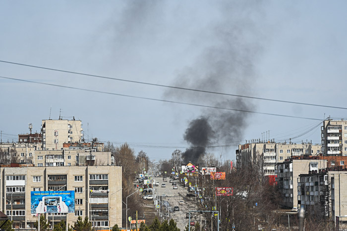 Вот только пожара нам не хватало. Но ничего страшного - это на одном из складов жгли кабель.