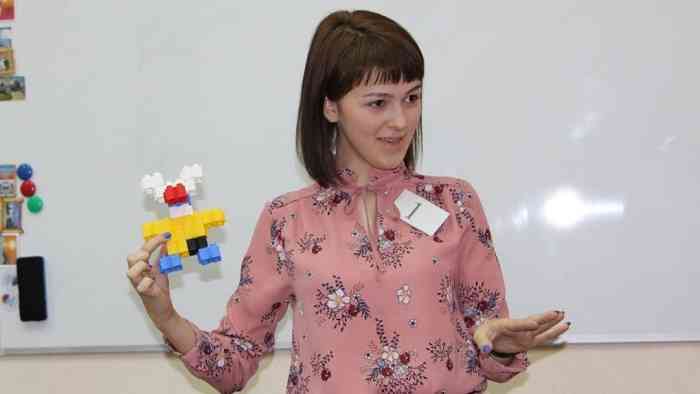 Софья Лутфуллина во время муниципального этапа конкурса 