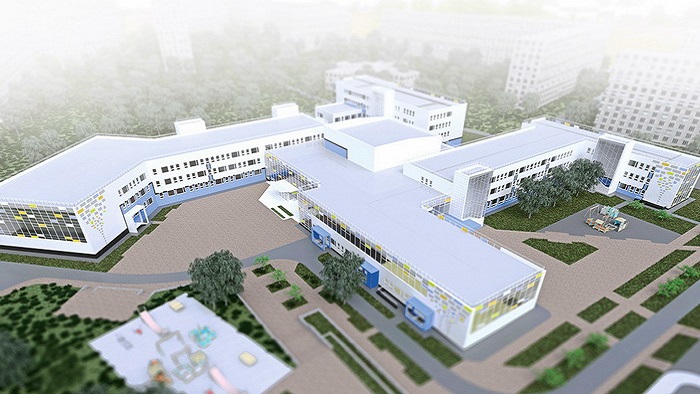 Типовой проект будущей школы. Две подобные введены в этому году в эксплуатацию в Красноярске.