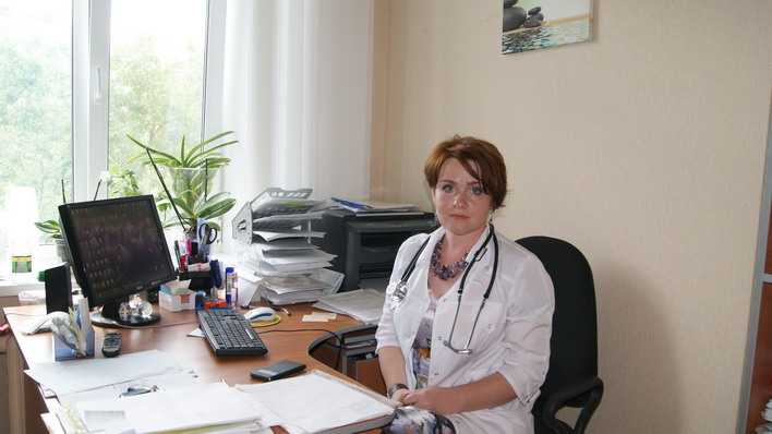 Ирина Валентиновна Бусыгина работает в РГБ больше 10 лет, прошла путь от участкового врача-терапевта до заместителя главного врача